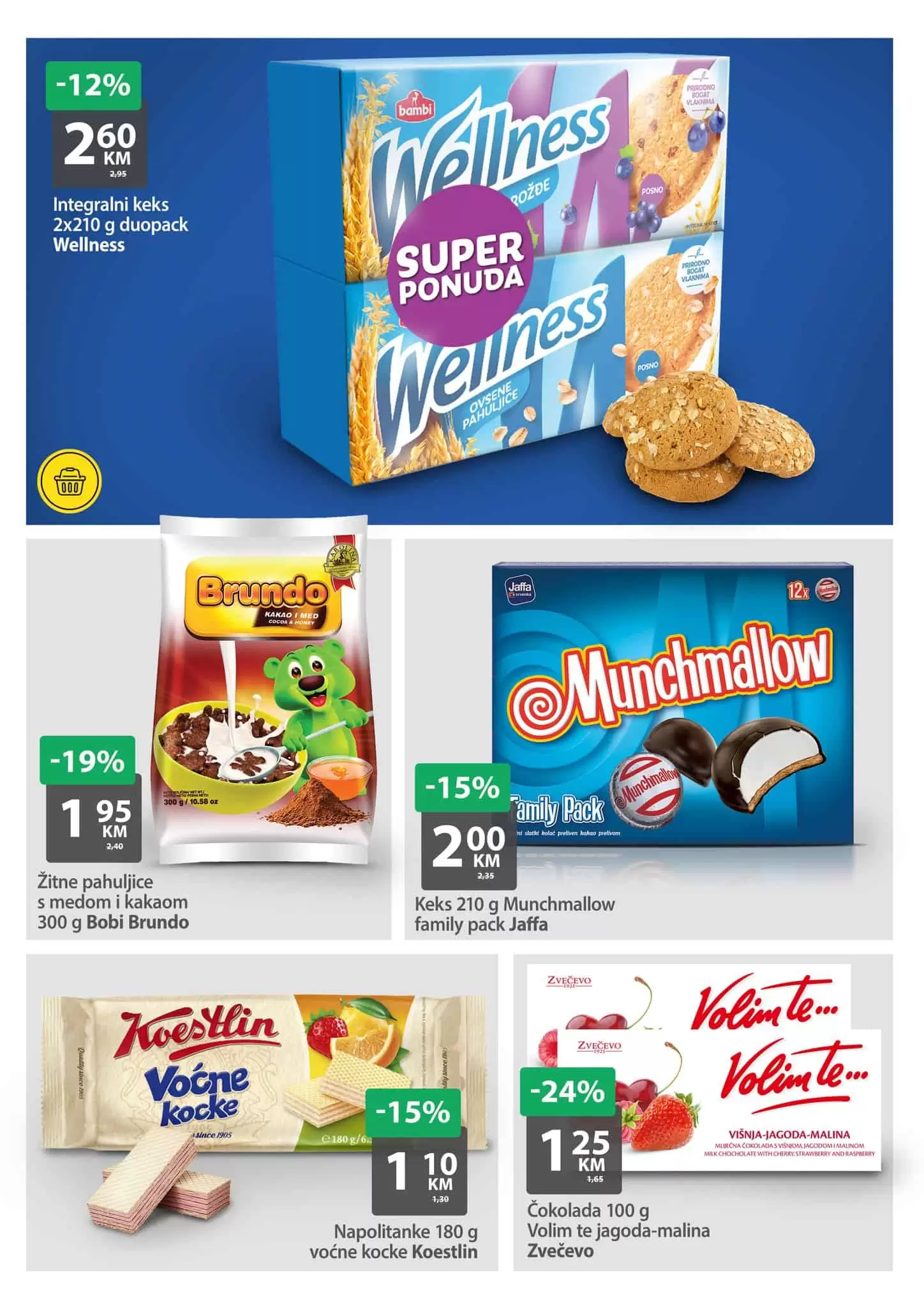 Bingo vikend akcija traje u periodu 24-27.03.2022. godine. Bingo katalog donos nam sjajnu ponudu na odjelu prehrane kucne hemije. Pronadjte voce, povrce, mljecne prozvode, mesne preradjevne i jos mnogo toga po akcjskm cjenama. Uštedte novac, kupujte na akcji. 