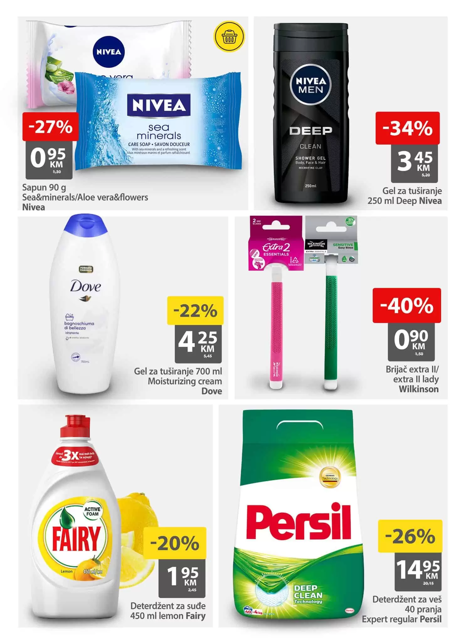 Bingo vikend akcija donosi nam sniženje i do 40%! Iskoristite Bingo akciju i uštedite svoj novac. Bingo katalog donosi nam sjajne cijene na prehrambenim proizvdima, kućnoj hemiji, proizvodima za njegu lica i tijela, ali i kućnog tekstila. Bingo vikend akcija 31.03-03.04.2022. godine! Izdvojeno iz BINGO super ponude: Posteljina 2/1 samo 18 KM Potkušulja bijela 1,70 KM Ženske gaćice 1,70 KM