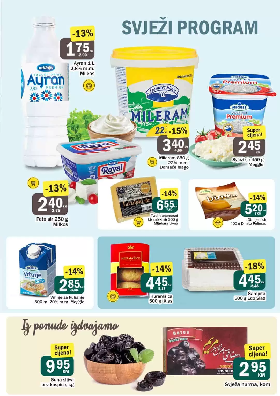 Bingo ramazanska akcija nam donosi super cijene kafe, sokova, mlijecnih proizvoda, mesnih preradjevina, tjestenine, rize! Iskoristite Bingo katalog specijalno izdanje i uštedite novac!