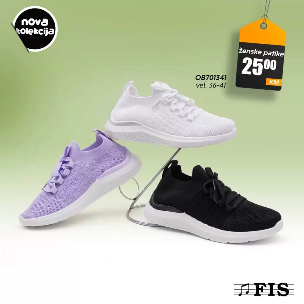 Fis katalog nam donosi novu kolekciju obuće! 🎋🌿 NOVA KOLEKCIJA 🌿🎋 🆕 Ženske cipele i patike za sve prilike i svačiji ukus! 🤩 Odaberite svoj par i uživajte u osjećaju lakoće i udobnosti sa svakim novim korakom, a posebno što već znate da samo uz pravu obuću vaš izgled može biti potpun. 🥿👟 😀