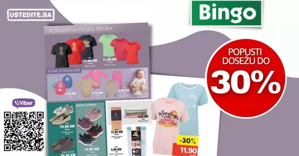 Bingo katalog donosi nam sniženje majica i do 30%!