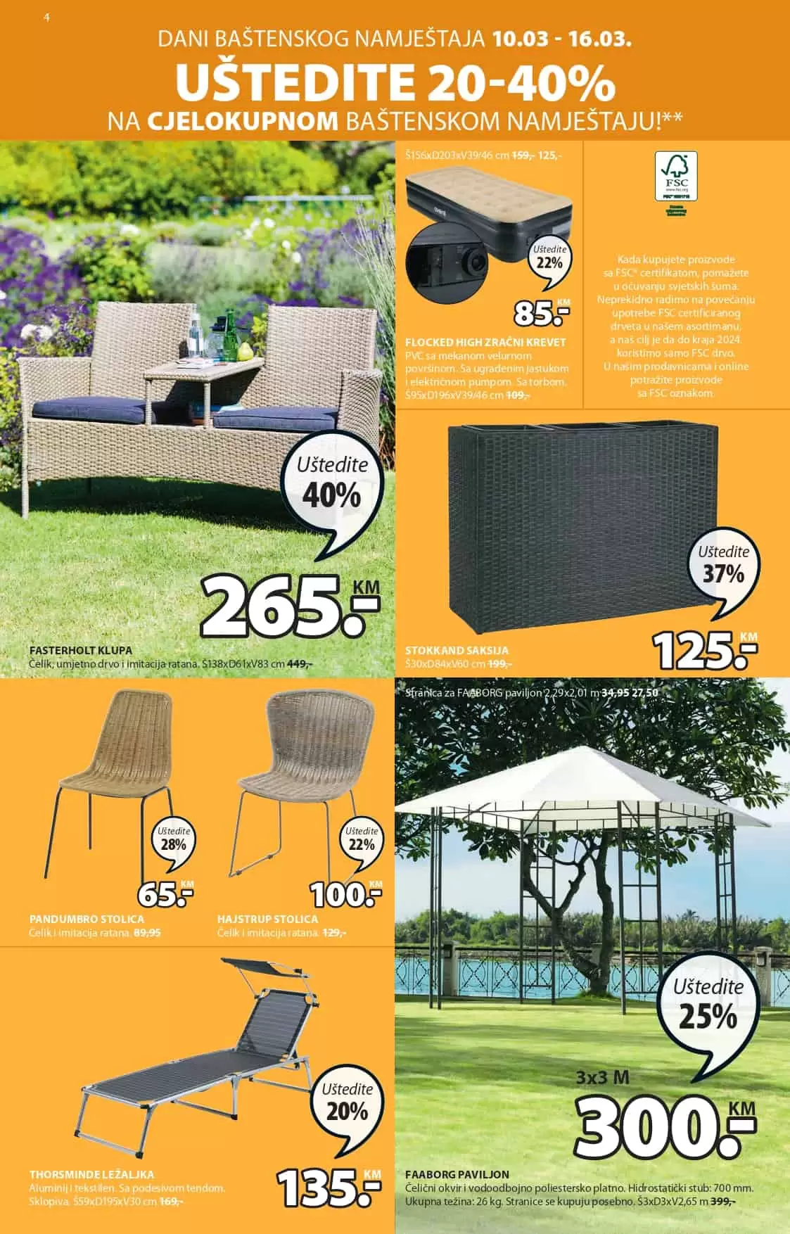 Jysk katalog donosi nam snizene cijene bastenskog namjestaja, kancelarijskog namjestaja, kućnog tekstila, komoda, ormara, stolica. Iskoristite Jysk akciju i kupujte do 60% nižim cijenama.