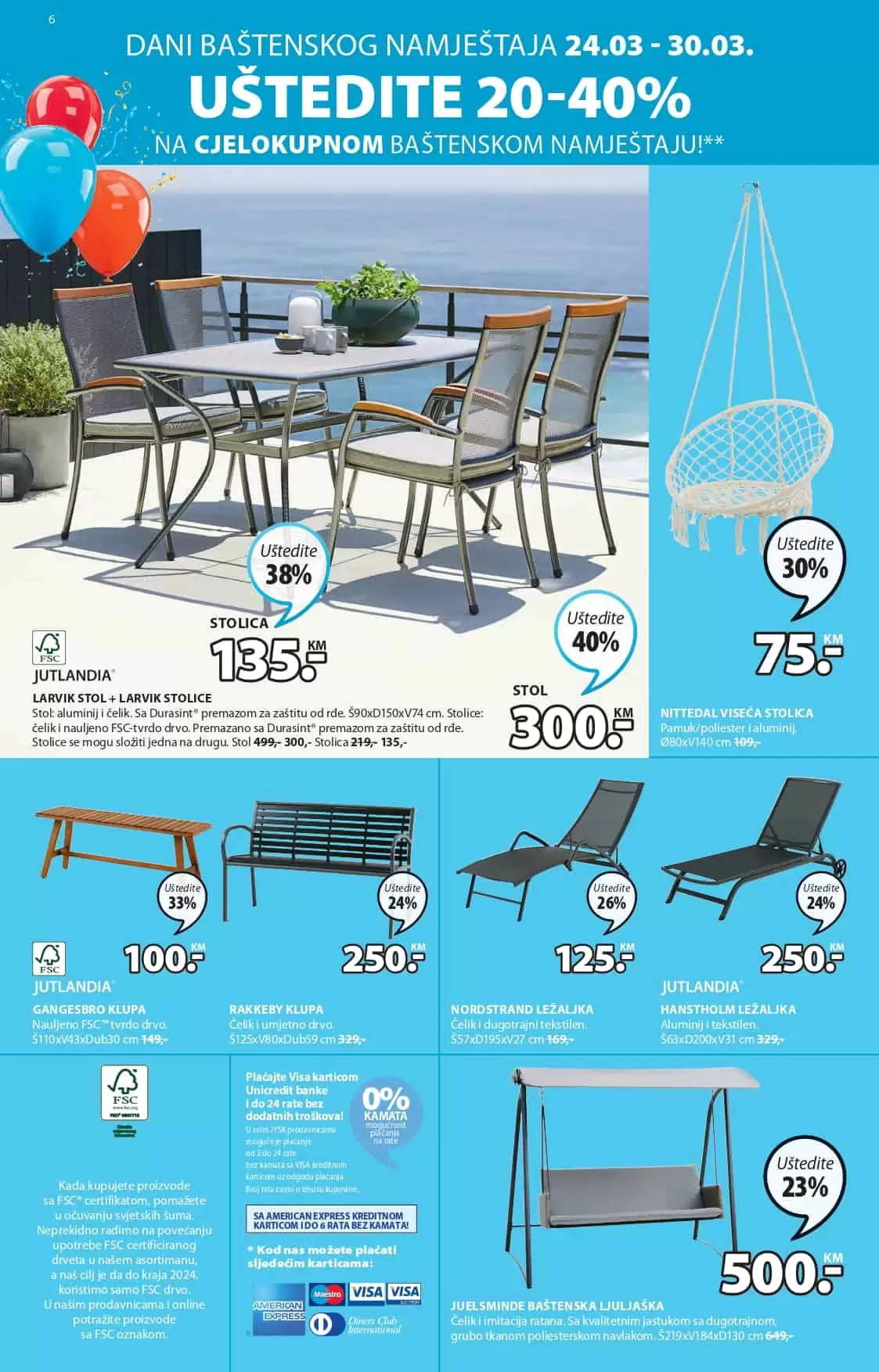 Jysk slavi 43 rodjendan i tom prilikom nas daruje sa nevjerovatnih 65% popusta! Iskoristite ovu neodoljivu ponudu i kupujte po sniženim cijenama! U nastavku pogledajte JYSK katalog 24.03-06.04.2022. godine!