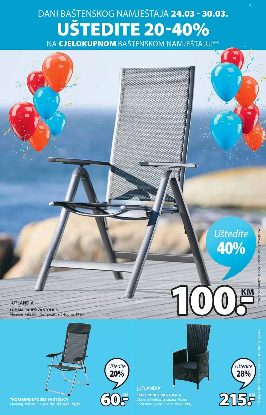 Jysk slavi 43 rodjendan i tom prilikom nas daruje sa nevjerovatnih 65% popusta! Iskoristite ovu neodoljivu ponudu i kupujte po sniženim cijenama! U nastavku pogledajte JYSK katalog 24.03-06.04.2022. godine!