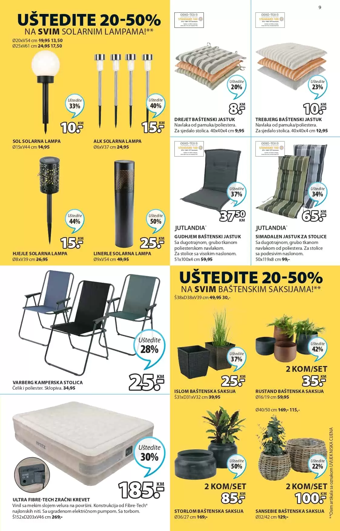 Jysk slavi 43 rodjendan i tom prilikom nas daruje sa nevjerovatnih 65% popusta! Iskoristite ovu neodoljivu ponudu i kupujte po sniženim cijenama! U nastavku pogledajte JYSK katalog 24.03-06.04.2022. godine!