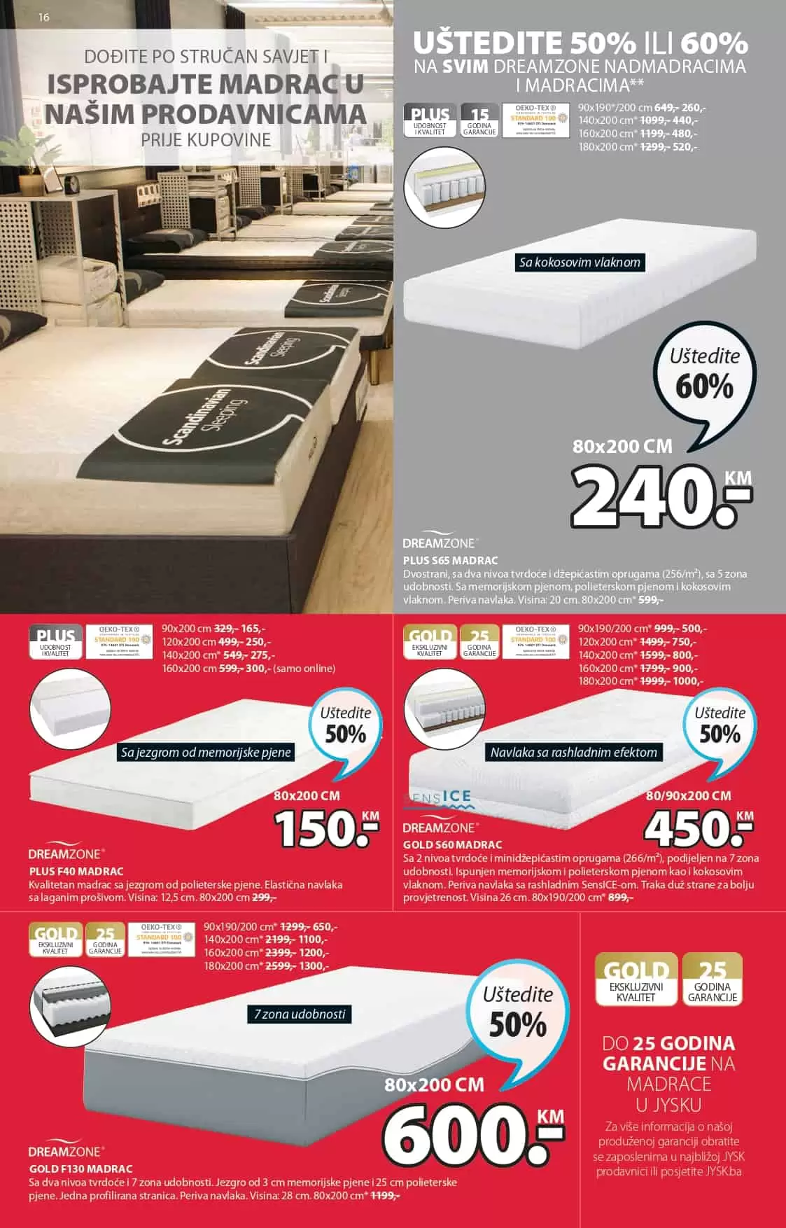 Jysk slavi 43 rodjendan i tom prilikom nas daruje sa nevjerovatnih 65% popusta! Iskoristite ovu neodoljivu ponudu i kupujte po sniženim cijenama! U nastavku pogledajte JYSK katalog 24.03-06.04.2022. godine!