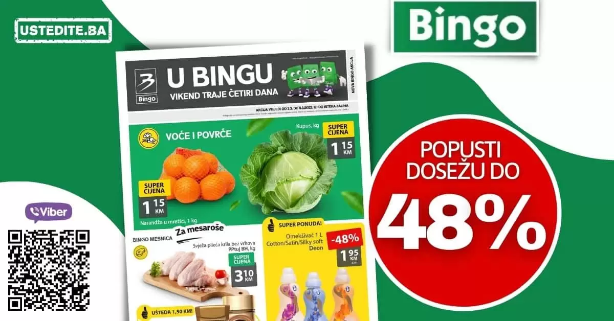 Bingo vikend akcija. 