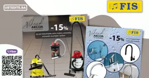 U FIS-u INDUSTRIJSKI USISAVAČI, USISAVAČI ZA PEPEO I PRIBOR -15%!