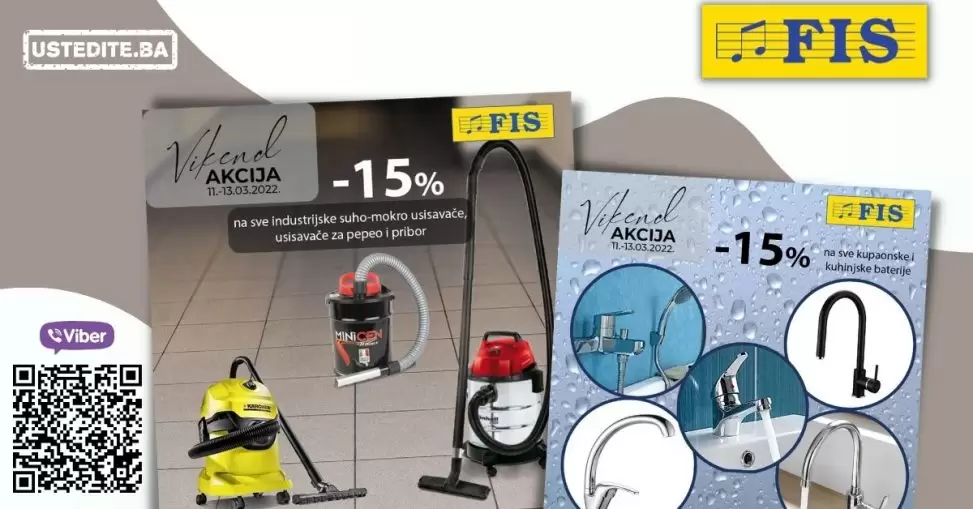 U FIS-u INDUSTRIJSKI USISAVAČI, USISAVAČI ZA PEPEO I PRIBOR -15%!