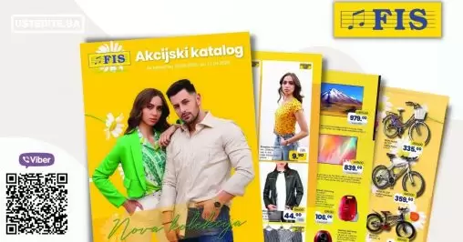 Novi FIS katalog donosi nam super ponudu muške, ženske i dječije odjeće i obuće, tehnike, kućnog tekstila, namještaja. Fis-ova super ponuda nalazi se na čak 48 strana! Fis akcijski katalog 25.03-17.04.2022. godine!