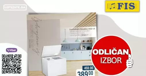 Fis katalog tehnike donosi nam super cijene televizora, malih kućanskih aparata i ugradbene tehnike. Kupujte po sniženim/akcijskim cijenama.