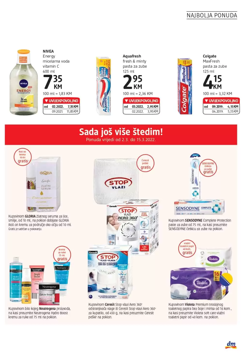 dm drogerie markt, dm, dm snizenje, dm akcija, dm katalog, dm akcija, dm kataloska akcija, dm akcijski katalog, dm popusti, dm bodovi