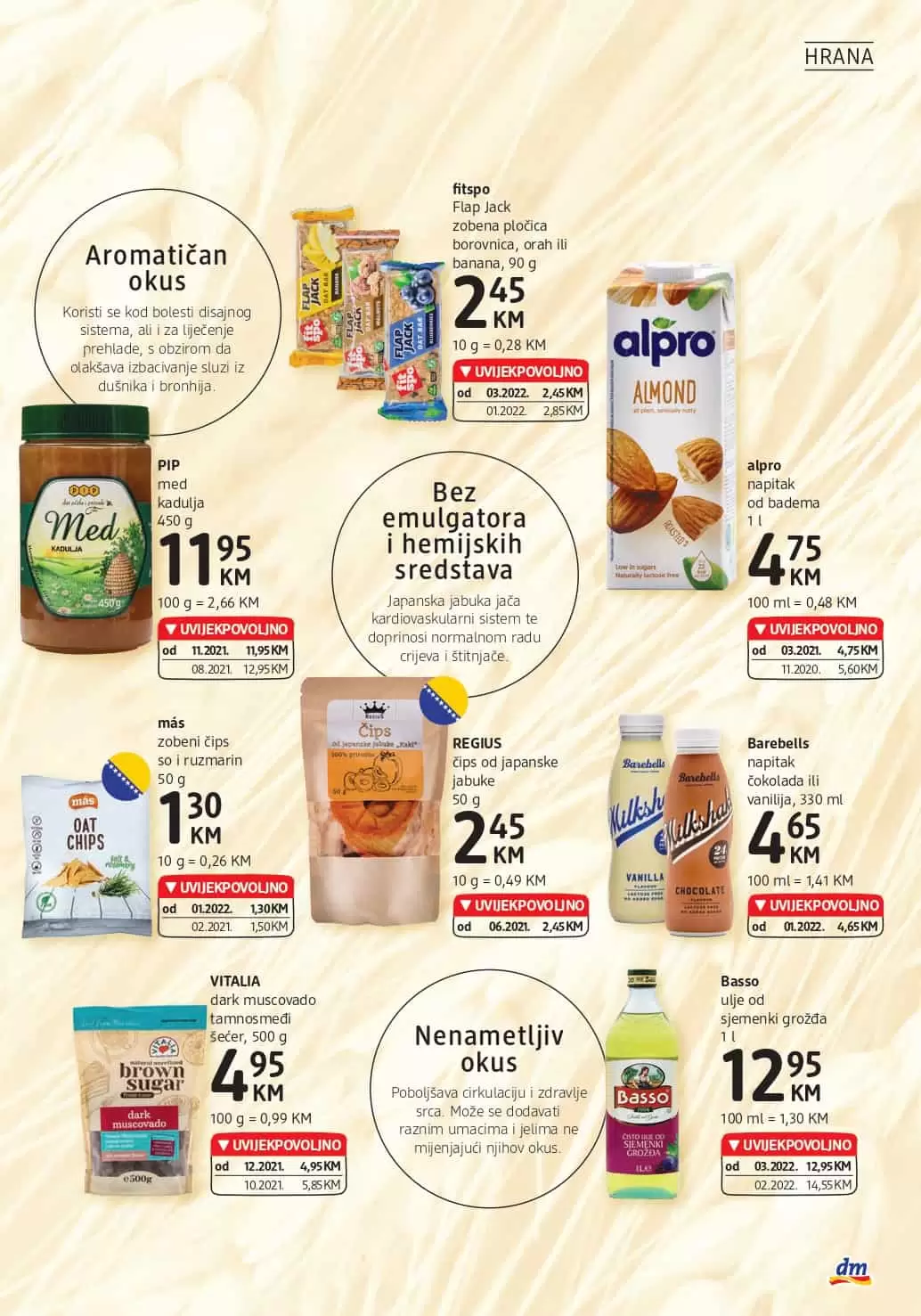 Novi dm Katalog donosi nam dmBIO proizvode po UVIJEKPOVOLJNO cijenama. Akrivirajte ONLINE kupone i ostvariite 15x Bodova!