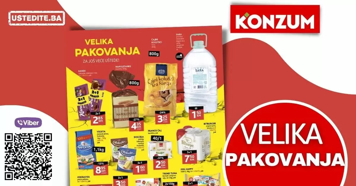 KONZUM katalog velika pakovanja!