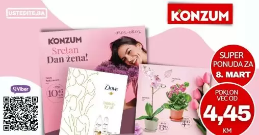 Konzum katalog za Dan žena 8.mart