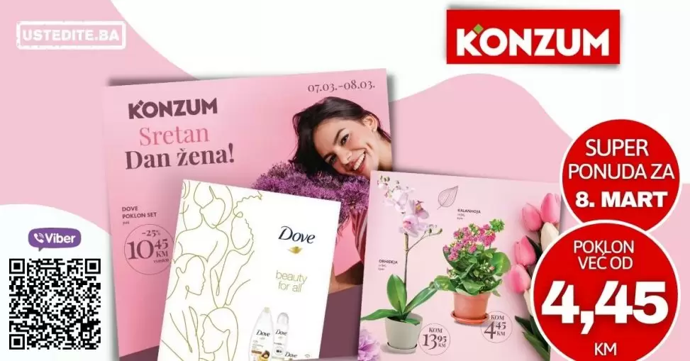 Konzum katalog za Dan žena 8.mart
