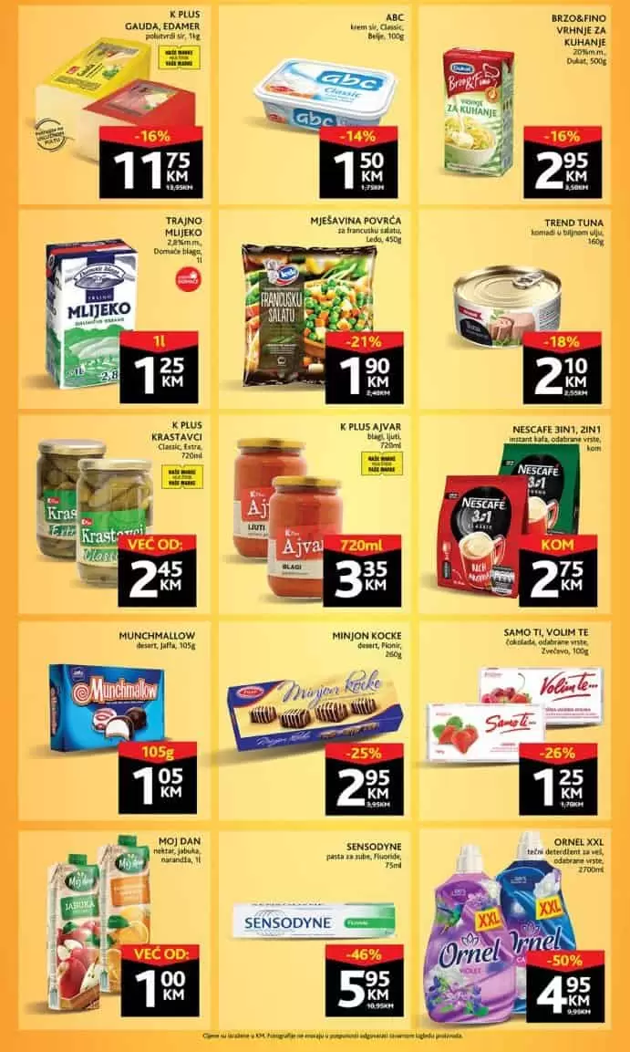 Nova Konzum vikend akcija nam donosi sniženje do čak 50% na odabrani asortiman. ! Iskoristite ovu neodoljivu ponudu i uštedite novac!