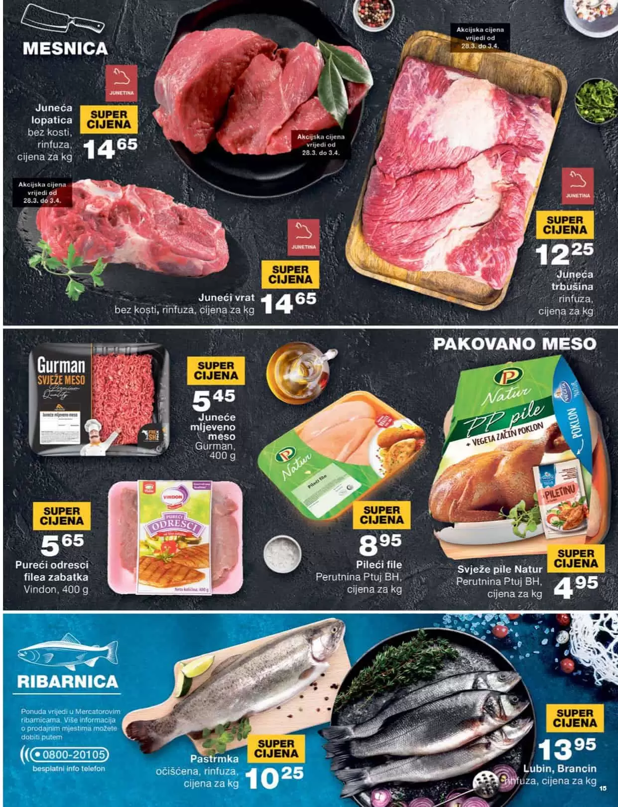 Mercator katalog donosi nam sjajne akcijske cijene na prehrani, kucnoj hemiji, proizvodima za njegu higijenu. Uštedite vrijeme, uštedite svoj novac, iskoristite Mercator super akciju! 