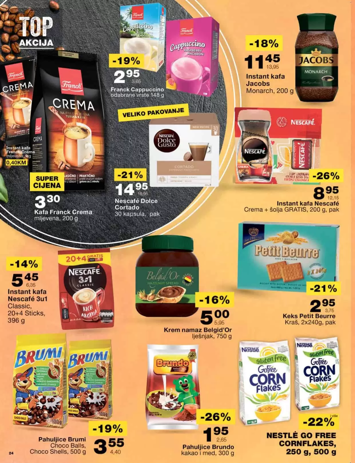 Mercator katalog donosi nam sjajne akcijske cijene na prehrani, kucnoj hemiji, proizvodima za njegu higijenu. Uštedite vrijeme, uštedite svoj novac, iskoristite Mercator super akciju! 