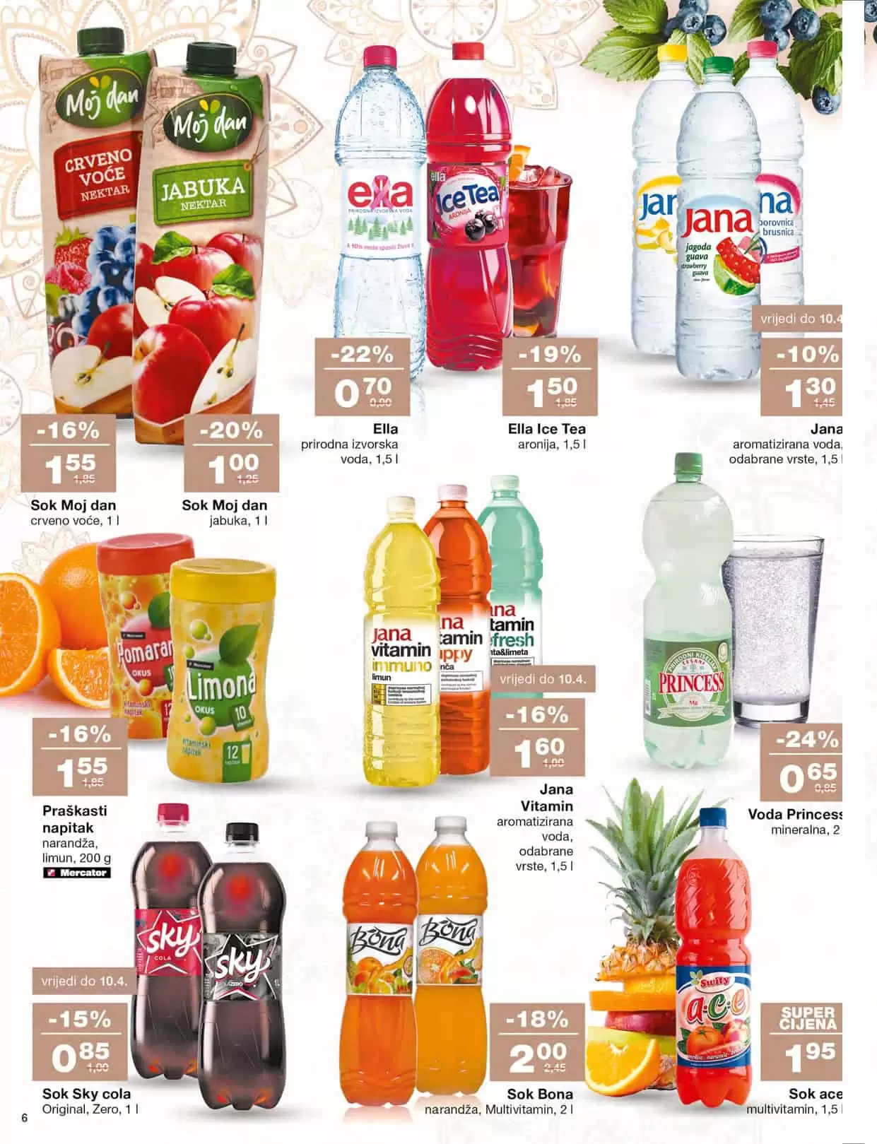 Mercator katalog nam uvijek donese super akcijske cijene prehrambenih proizvoda. U susret Razmaznu MERCATOR RAMAZANSKA AKCIJA nam donosi popuste i do 31%! Pogledajte Mercator Katalog uštedite novac.