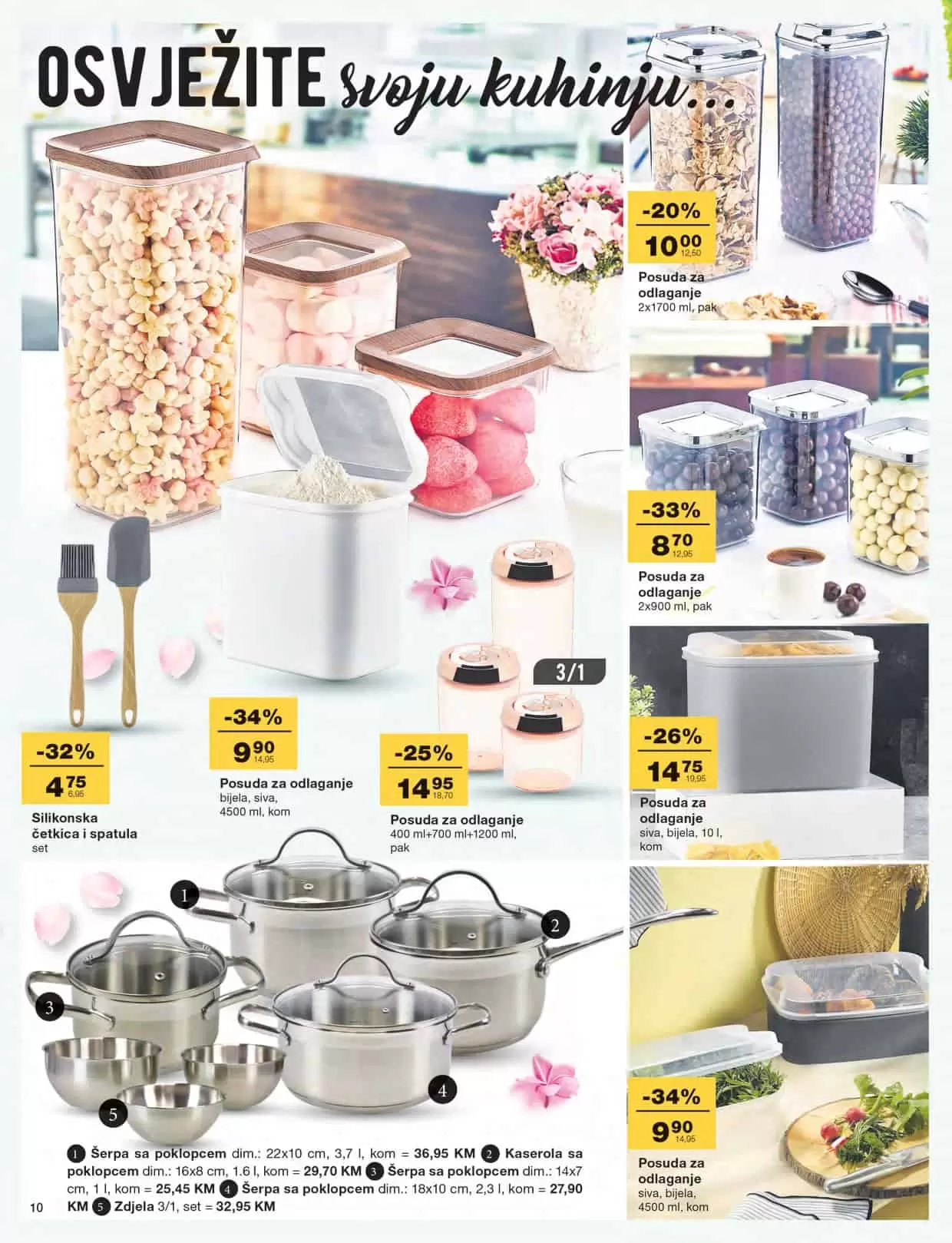 Proljetno čišćenje je počelo. Mercator katalog donosi nam veliki izbor baštenskog namjestaja po super cijenama! U novom Mercator katalogu pronaći ćete u veliki izbor vanjskih igračaka za djecu. Bicikla, role, romobili samo su neki od proizovda koje možete pronaći po super cijenama! Kućni tekstil, mali kućanski aparati ali i bijela tehnika čine ovaj katalog neodoljiivim! Uštede novca su zagarantovane! 