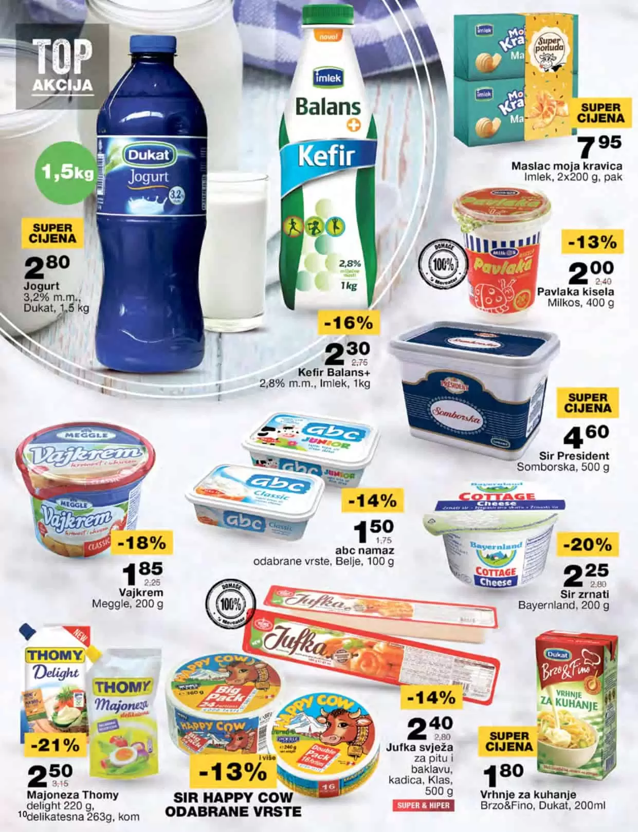 Mercator katalog donosi nam sjajne uštede na osnovne prehrambene proizvode, proizvode za njegu lica i tijela, pelene za bebe i još mnogo toga! 