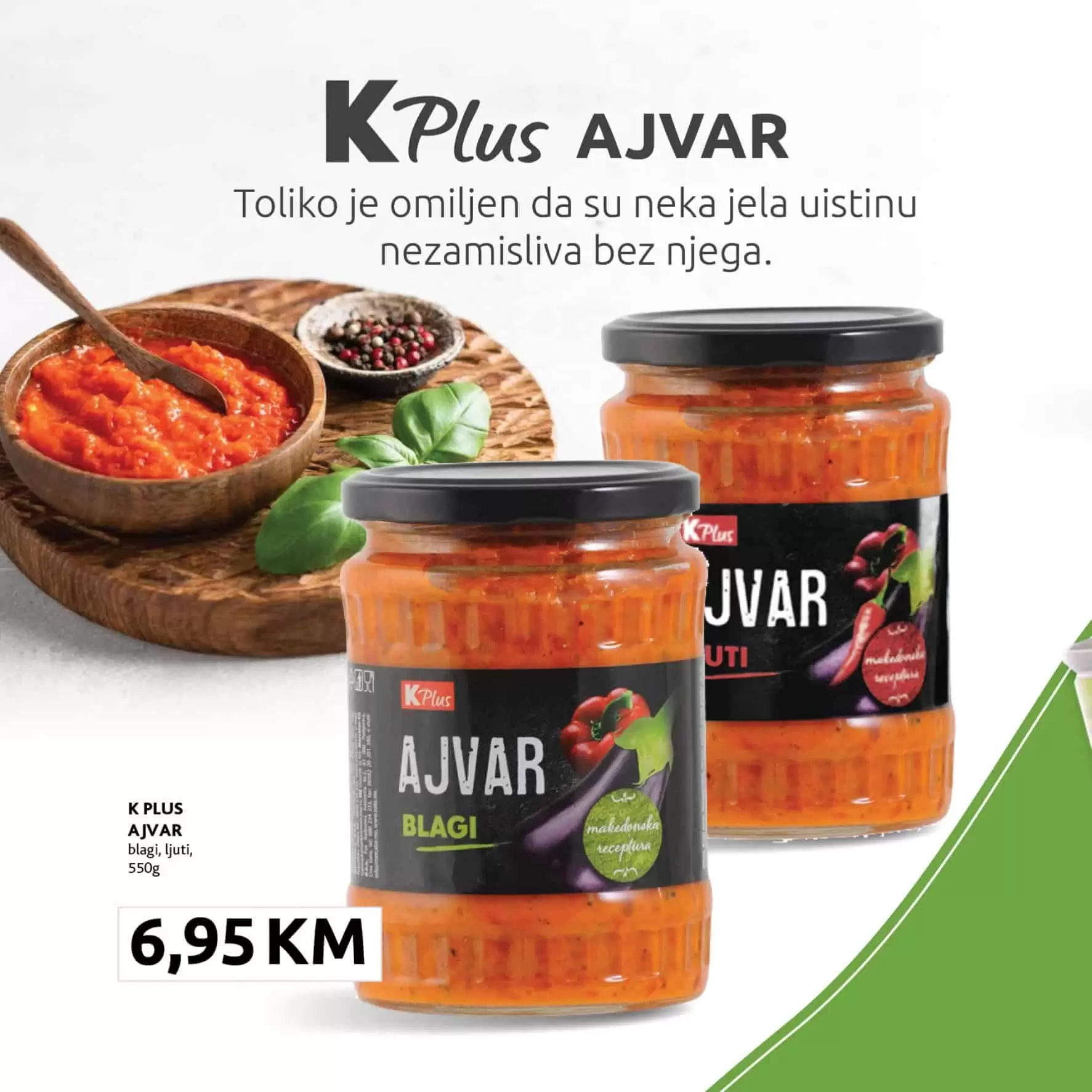 Konzum katalog donosi nam KPlus Ajvar po super cjeni od 6,95 KM!