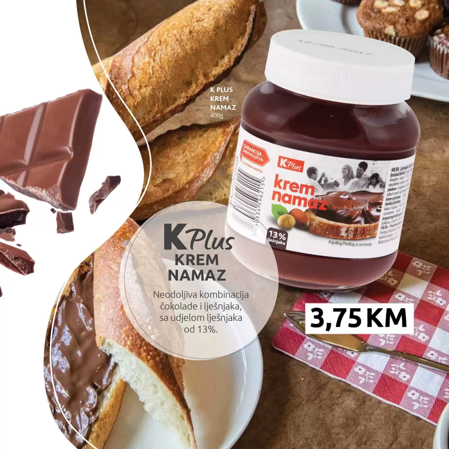 Konzum katalog donosi nam KPlus Eurokrem po cijeni od 3,75 KM!