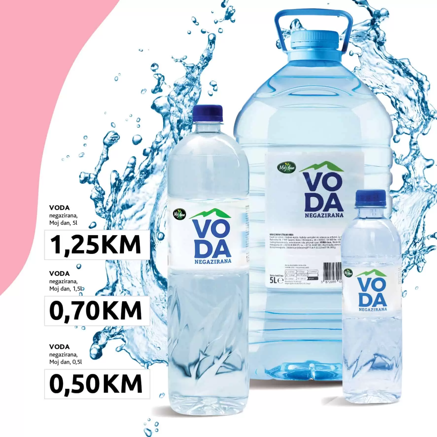 Konzum katalog donosi nam vodu brenda VODA vec od 0,70 KM!