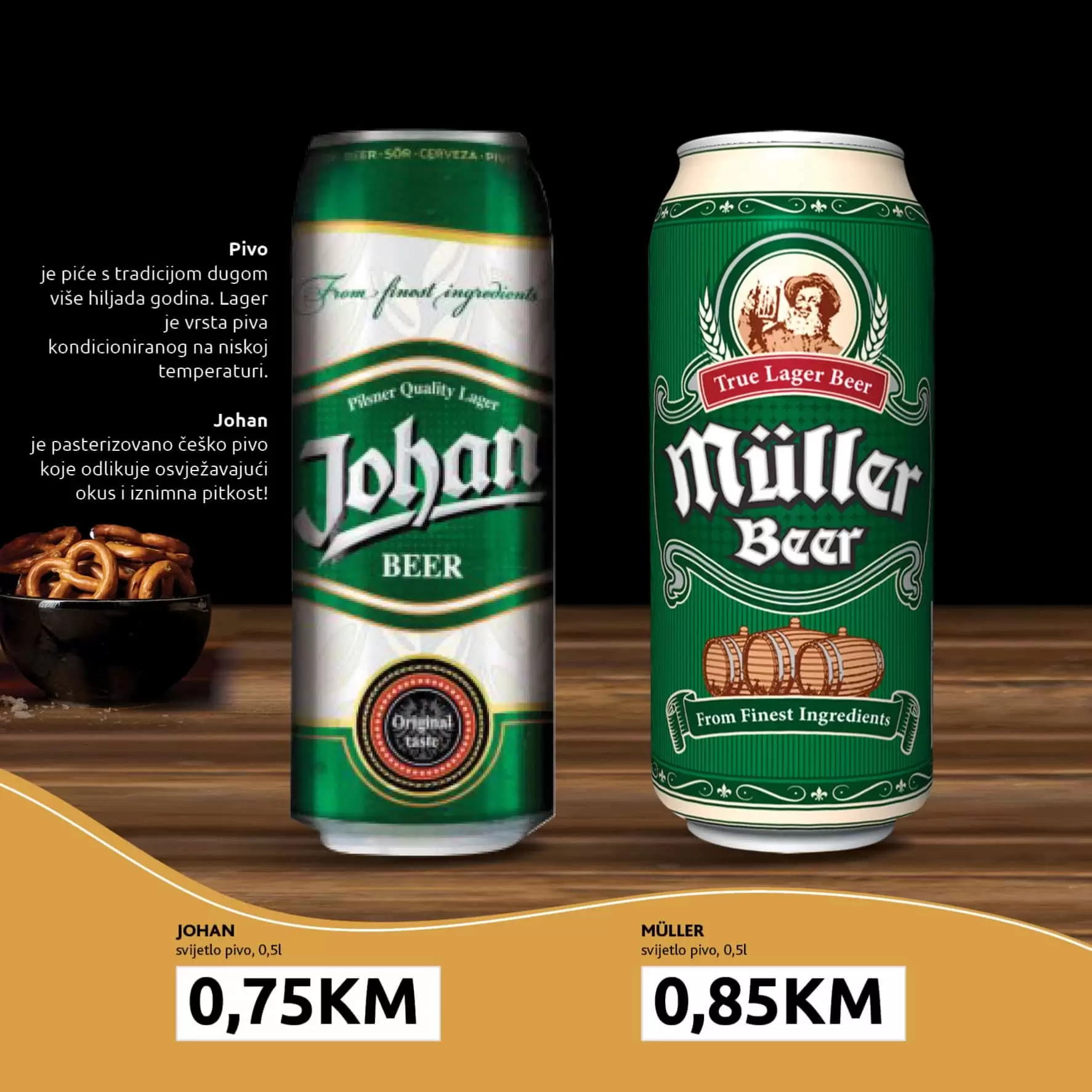 Konzum katalog donosi nam pivo vec od 0,75 KM!