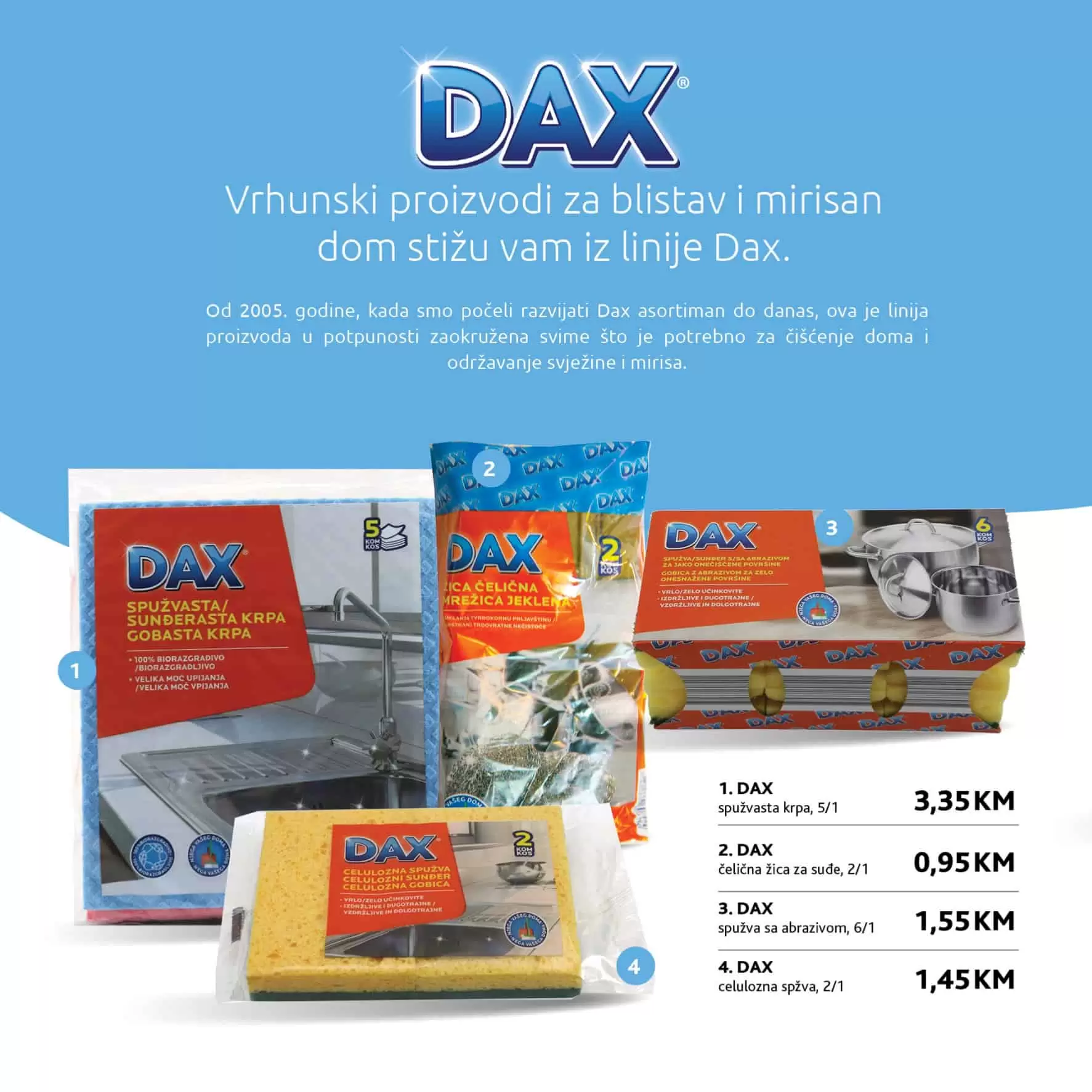 Konzum katalog donosi nam DAX proizvode po ackijskim sniženim cijenama!
