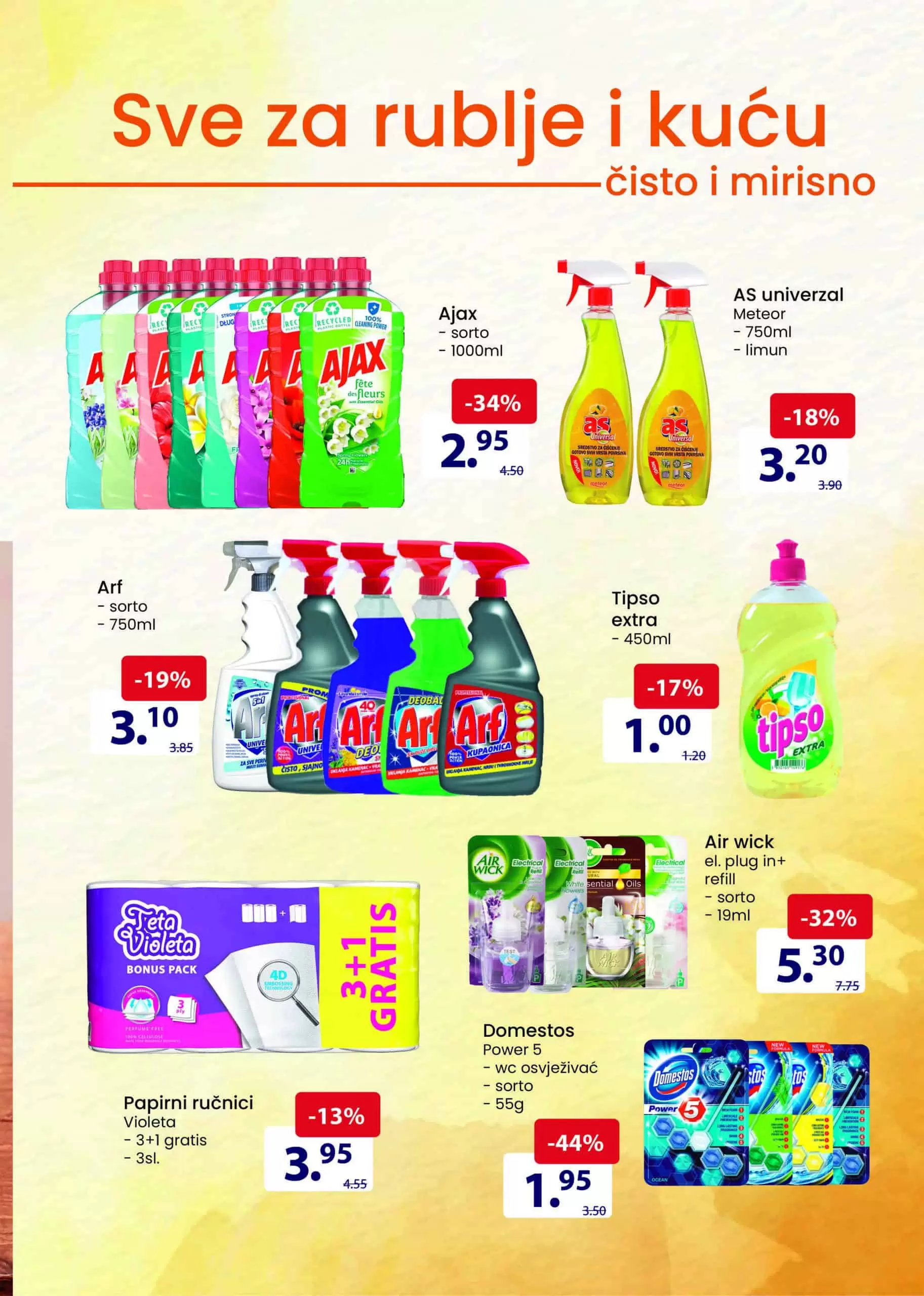 Novi Fis Katalog donosi nam super ponudu na odjelima prehrane i hemije! 