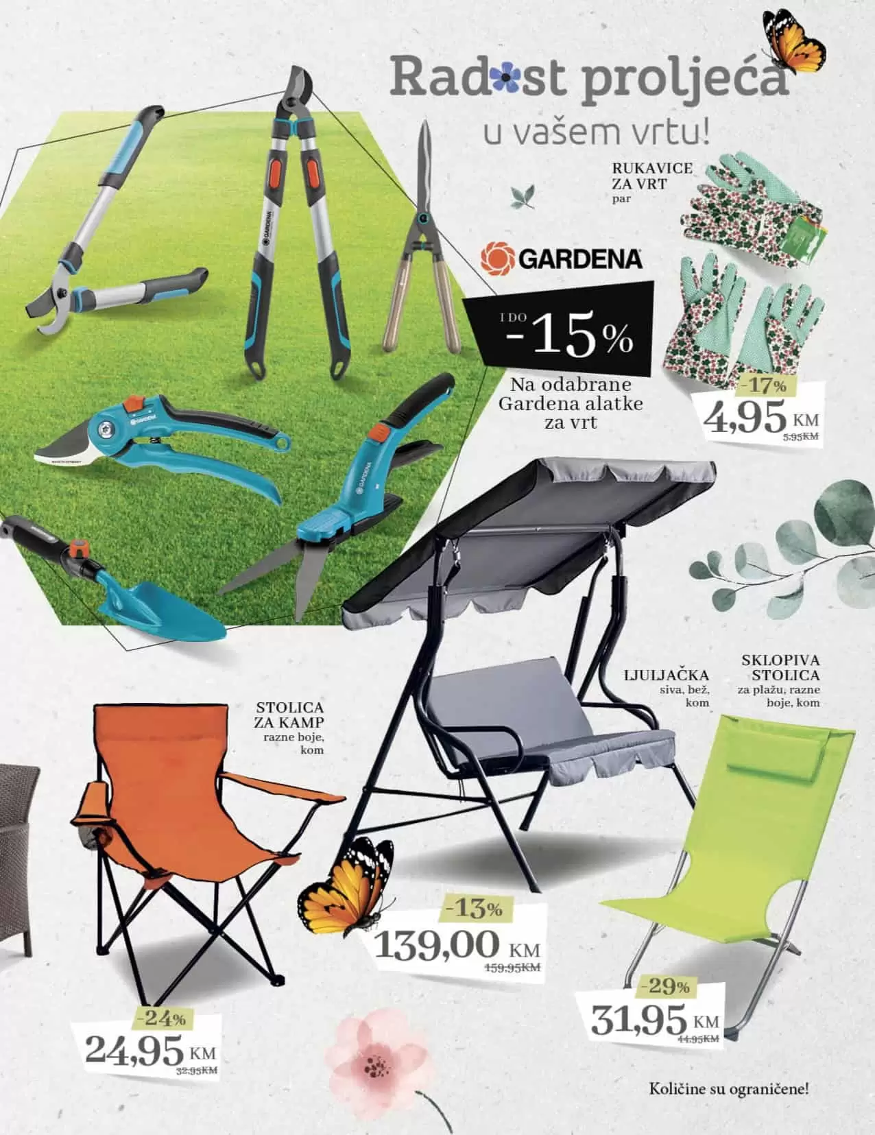 Konzum katalog Proljeće 10.03-.03.04.2022. godine. Veliki izbor kamp stolica i stolca na rasklapanje očekuje vas u Konzum katalogu.