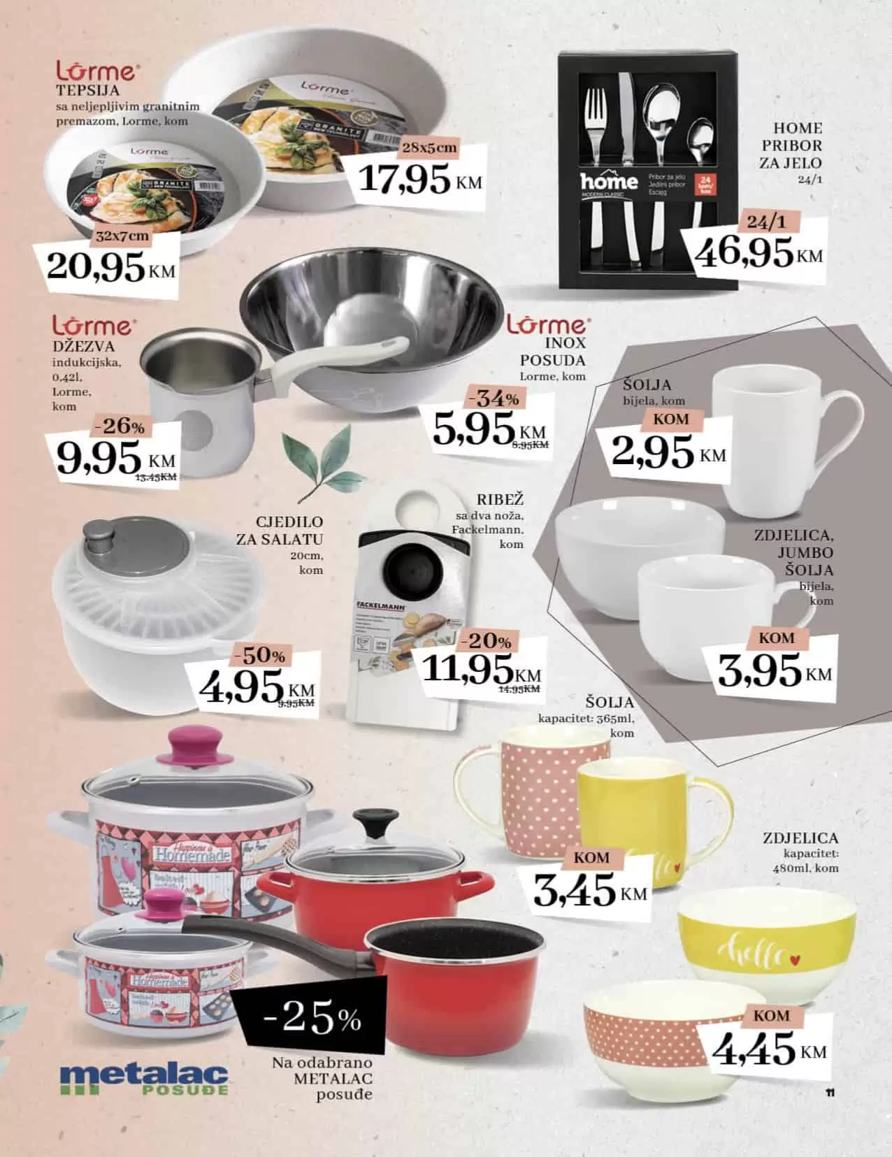 Konzum katalog Proljeće 10.03-.03.04.2022. godine. Nove posude za odlaganje oduševt će vas. Uljepšajte i organizujte svoju kuhinju.