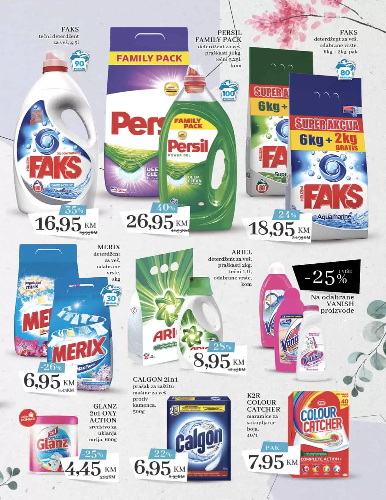 Konzum katalog Proljeće 10.03-.03.04.2022. godine. Pronadjite snižene proizvode za čišćenje doma.