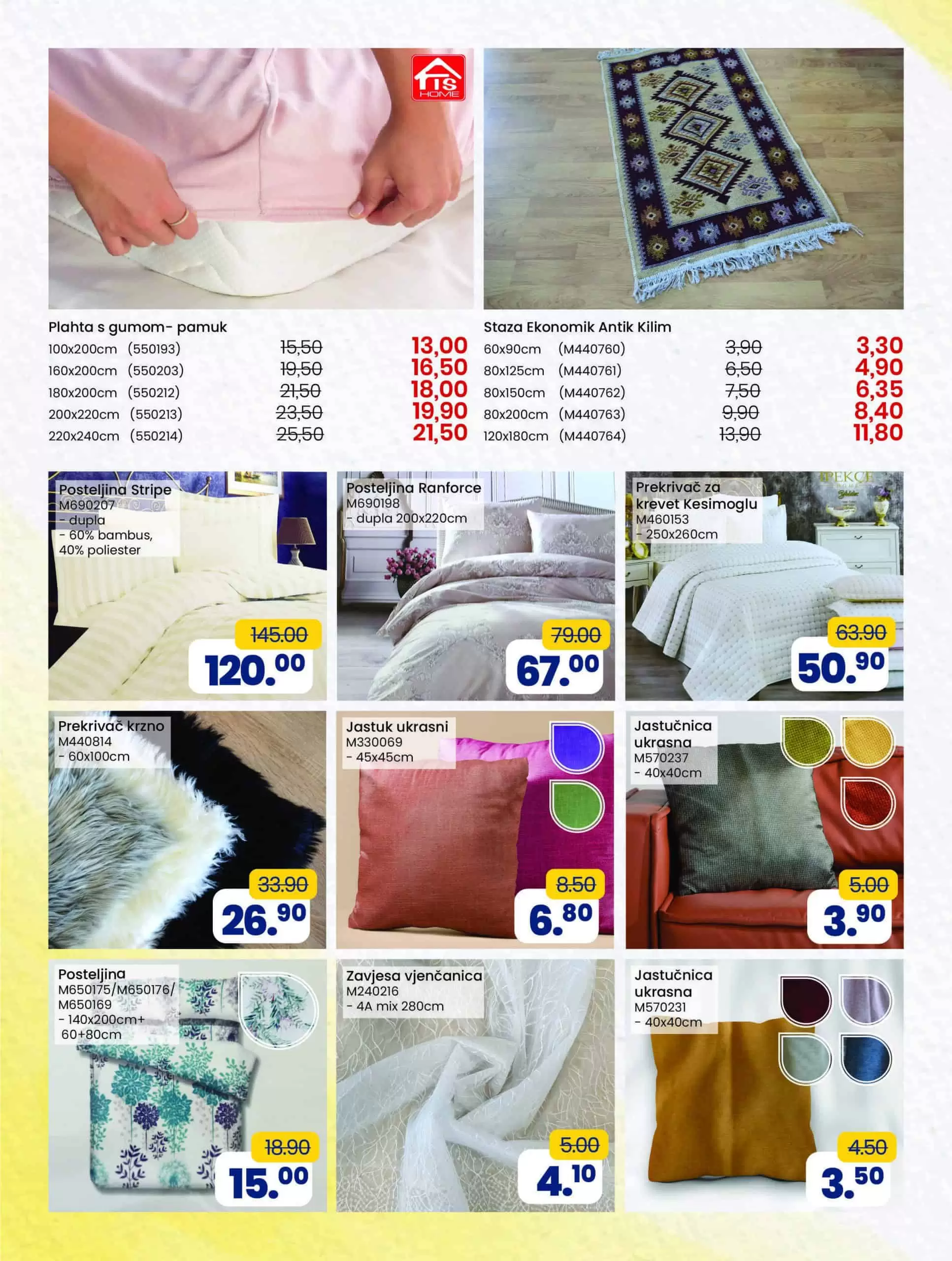 Novi FIS katalog donosi nam super ponudu muške, ženske i dječije odjeće i obuće, tehnike, kućnog tekstila, namještaja. Fis-ova super ponuda nalazi se na čak 48 strana! Fis akcijski katalog 25.03-17.04.2022. godine!