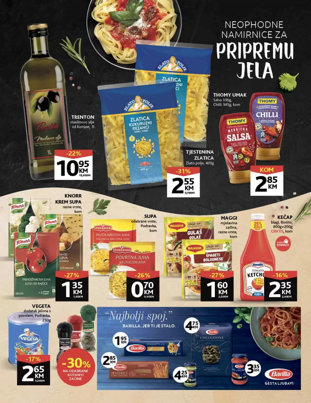 Konzum katalog donosi nam akcijske cijene! Ova super ponuda traje u periodu 14.03-21.03.2022. godine. Uštedite novac, kupujte po akcijskim sniženim cijenama!