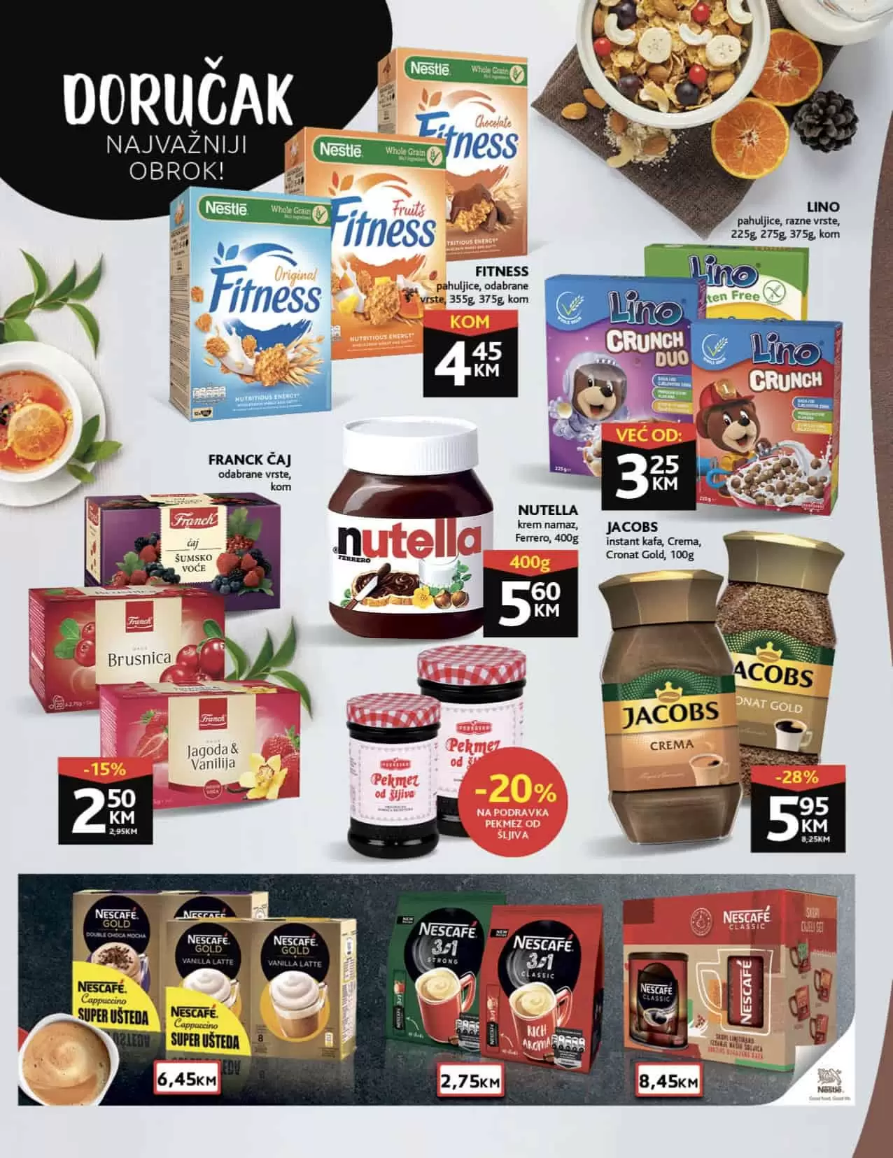 Konzum katalog donosi nam akcijske cijene! Ova super ponuda traje u periodu 14.03-21.03.2022. godine. Uštedite novac, kupujte po akcijskim sniženim cijenama!
