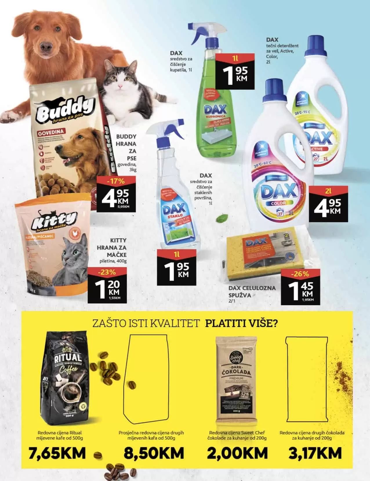 Konzum katalog donosi nam akcijske cijene! Ova super ponuda traje u periodu 14.03-21.03.2022. godine. Uštedite novac, kupujte po akcijskim sniženim cijenama!
