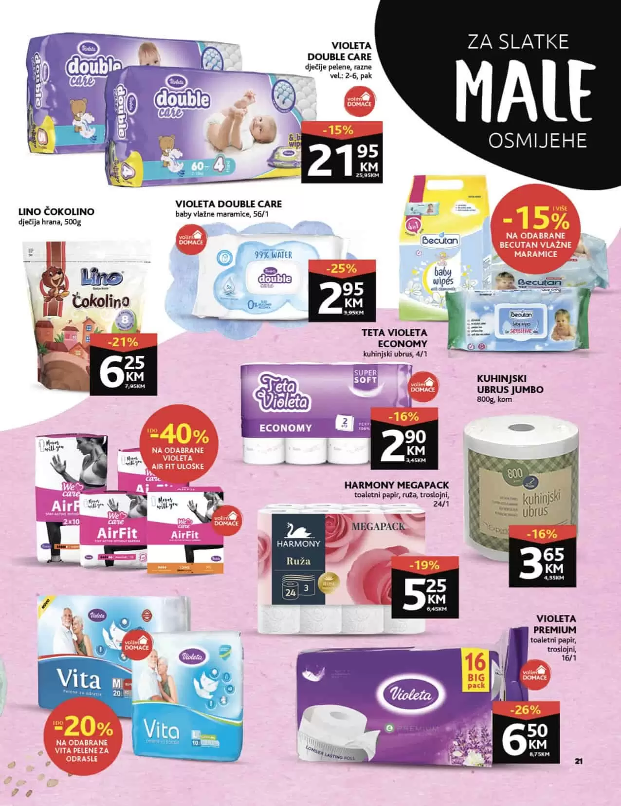 Konzum katalog donosi nam akcijske cijene! Ova super ponuda traje u periodu 14.03-21.03.2022. godine. Uštedite novac, kupujte po akcijskim sniženim cijenama!