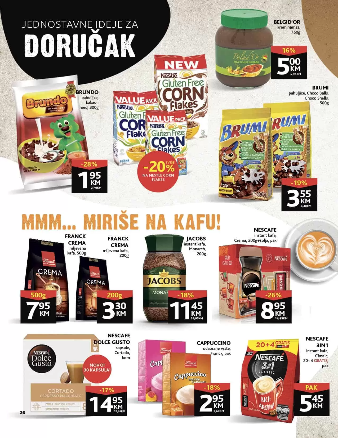 Velika nagradna igra Konzuma i Mercatora. U Mercaoru i Konzumu kupuj sa novim Kadjarom kući otputuj. Novi Konzum katalog donosi vam akcijske cjene prehrane, kucne hemije i opreme, prozivoda za njegu lica i tijela. Velik izbor kozmetike za bebe i pelena za bebe po snženim cijenama ceka na vas. 