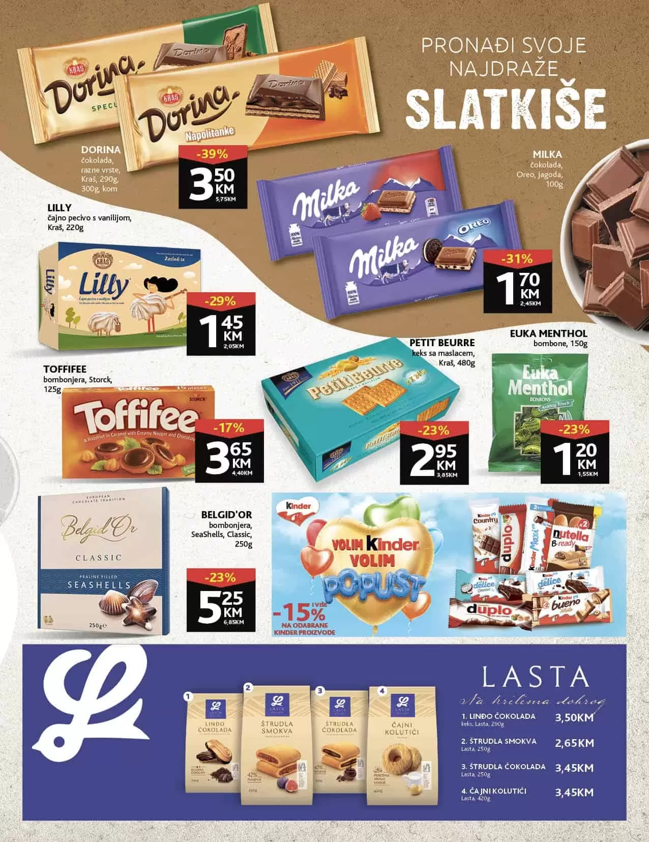 Velika nagradna igra Konzuma i Mercatora. U Mercaoru i Konzumu kupuj sa novim Kadjarom kući otputuj. Novi Konzum katalog donosi vam akcijske cjene prehrane, kucne hemije i opreme, prozivoda za njegu lica i tijela. Velik izbor kozmetike za bebe i pelena za bebe po snženim cijenama ceka na vas. 