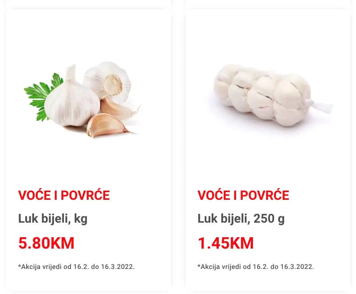 Bingo akcija voce i povrce! U periodu od 07-09.03. u Bingo trgovinama potražite kivi po cijeni od 2,00 KM i salatu putericu po fantastičnoj cijeni od 1,00 KM.
