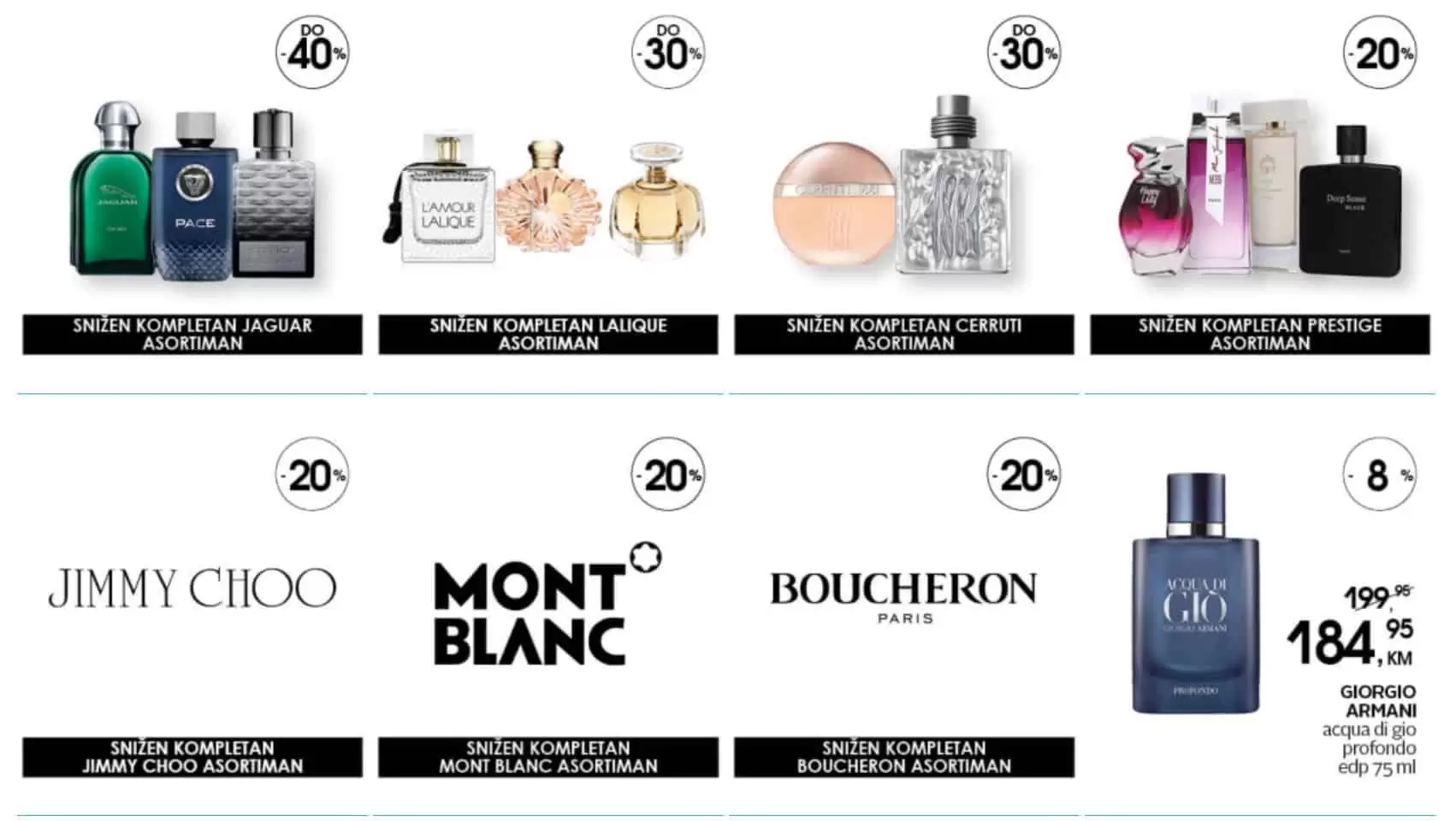 Samo u petak 11.03. u cm cosmetic marketu očekuje vas popust do 50%. Na popustu možete pronaći make up proizvode, parfeme, proizvode za njegu lica i tijela. Očekuje vas i velik izbor čarapa po sniženim cjenama. cm shopping day! 