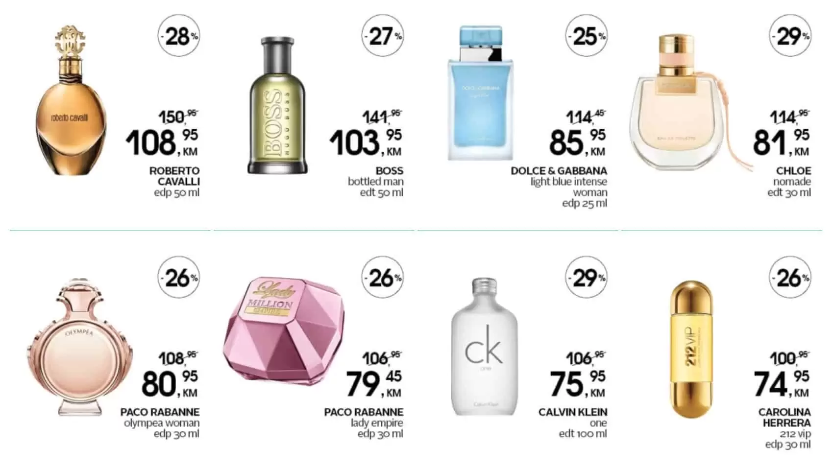 Samo u petak 11.03. u cm cosmetic marketu očekuje vas popust do 50%. Na popustu možete pronaći make up proizvode, parfeme, proizvode za njegu lica i tijela. Očekuje vas i velik izbor čarapa po sniženim cjenama. cm shopping day! 