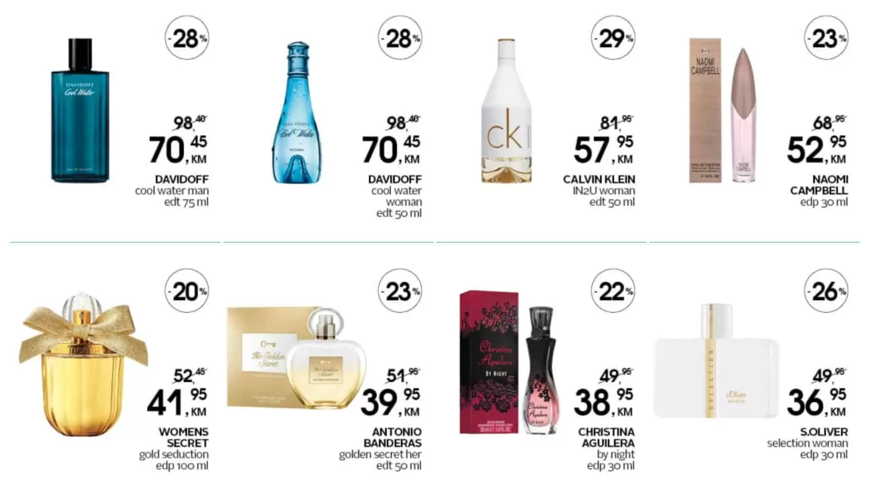Samo u petak 11.03. u cm cosmetic marketu očekuje vas popust do 50%. Na popustu možete pronaći make up proizvode, parfeme, proizvode za njegu lica i tijela. Očekuje vas i velik izbor čarapa po sniženim cjenama. cm shopping day! 