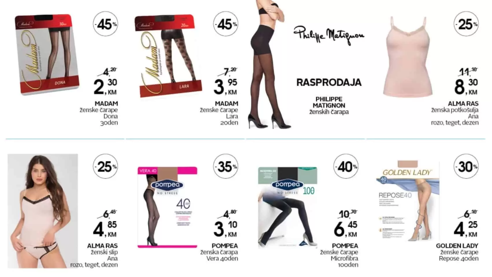 Samo u petak 11.03. u cm cosmetic marketu očekuje vas popust do 50%. Na popustu možete pronaći make up proizvode, parfeme, proizvode za njegu lica i tijela. Očekuje vas i velik izbor čarapa po sniženim cjenama. 