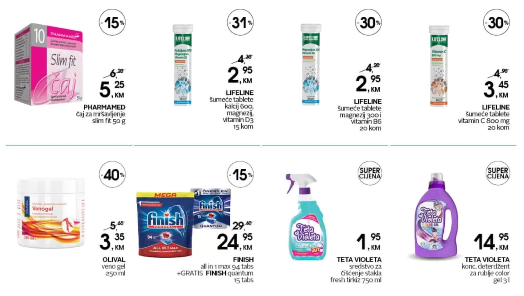 Samo u petak 11.03. u cm cosmetic marketu očekuje vas popust do 50%. Na popustu možete pronaći make up proizvode, parfeme, proizvode za njegu lica i tijela. Očekuje vas i velik izbor čarapa po sniženim cjenama. 