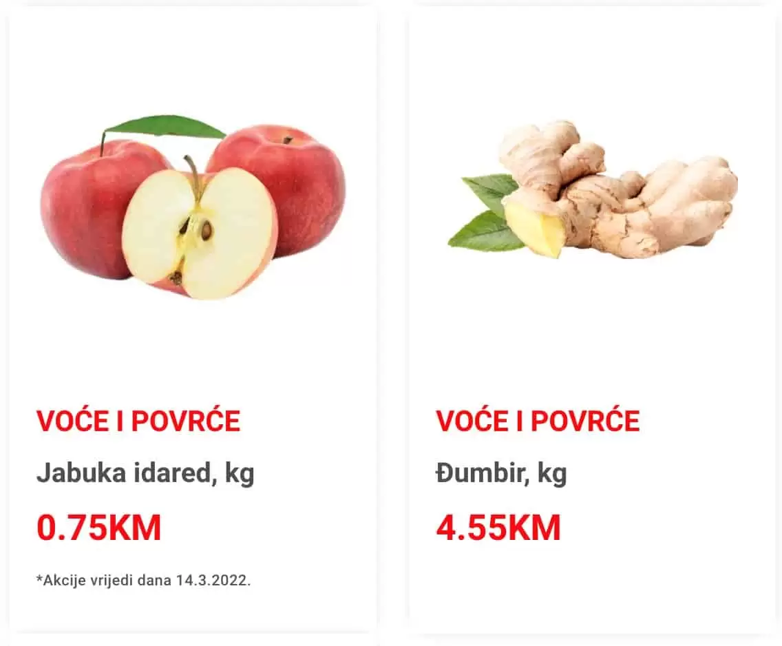Bingo katalog donosi nam sniženje na odjelima voća i povrća! Iskoristite Bingo akciju i uštedite svoj novac.