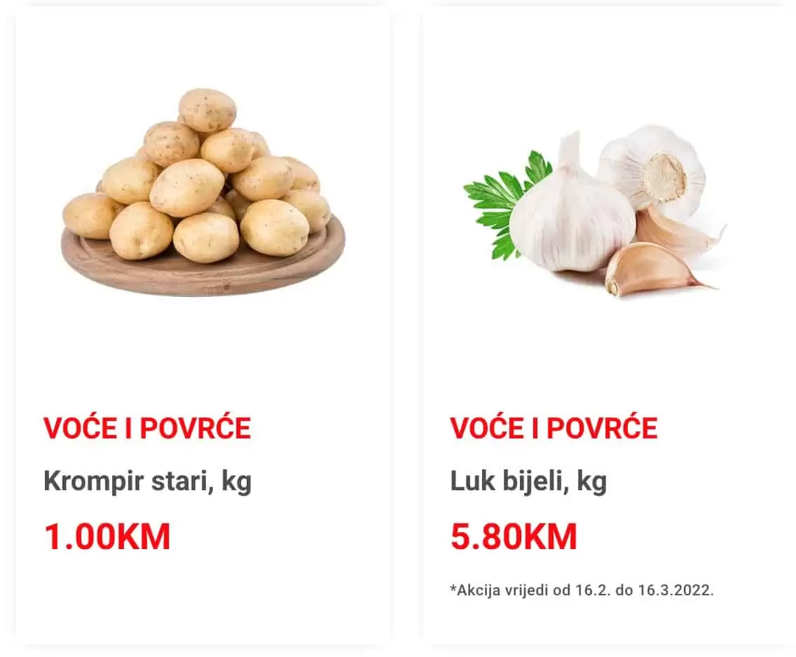 Bingo katalog donosi nam sniženje na odjelima voća i povrća! Iskoristite Bingo akciju i uštedite svoj novac.
